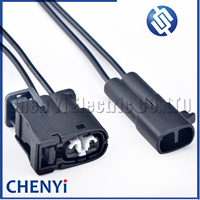 2 Pin mobil konektor injektor kawat Harness plug 90980-11246 7283-8226-30 untuk matriks Lexus Hyundai Mazda 2JZ-GE SC300 RX7