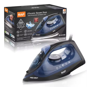 Fer à vapeur électrique 1600 W, fer à repasser portable avec semelle en céramique antiadhésive pour vêtements, avec vapeur verticale réglable - Product Image 5