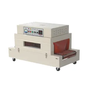 Newest heat sealing machine battery seal film shrink tunel wrapping shrink wrapping packing machine for sale