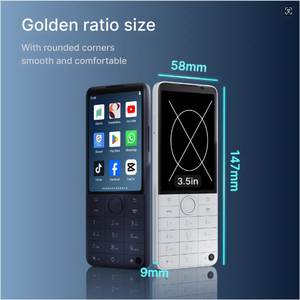 100 pièces QIN F22 <span class=keywords><strong>Pro</strong></span> 4 Go + 64 Go Android 12 Téléphone portable 4G avec prise en charge de <span class=keywords><strong>Google</strong></span> Play Téléphone pour personnes âgées Version mondiale Téléphone mobile à fonctions - Product Image 5