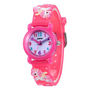 Reloj de Pulsera para Niño con Diseño de Dibujos Animados OEM/ODM, Caja de Acero Inoxidable, Correa de Acrílico, Resistente al Agua 3BAR, Esfera Analógica, Movimiento de Cuarzo - Product Image 4