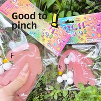 Pendentif Squishy Canard Rôti Changeant de Couleur, Activé par la Lumière, Anti-Stress, Jouet de Décompression, Petit Modèle Unisexe Tous Âges Fabriqué en Chine