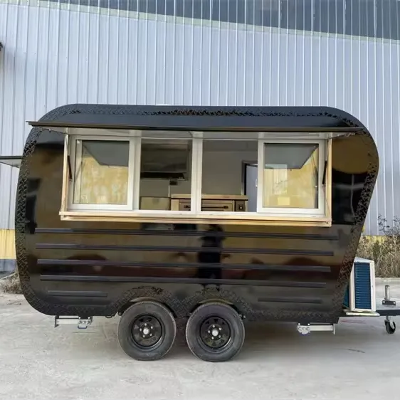 2024 new design mobile bar trailer fast food truck