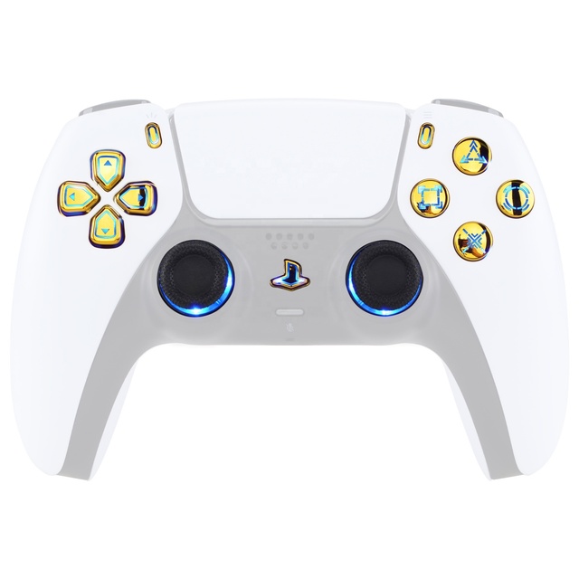 EXtremeRate Custom Game Accessories DTF Led Kit for Dualsense PS5 Controller Full Led Button Set