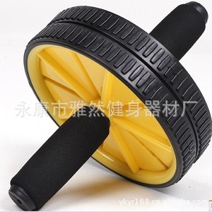 Roue abdominale en plastique à rouleau unique antidérapante pour l'entraînement abdominal, équipement de fitness unisexe pour usage domestique - Product Image 4