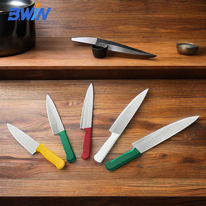 Dao đầu bếp bằng thép không gỉ, cán nhựa, phụ kiện nhà bếp - Product Image 6