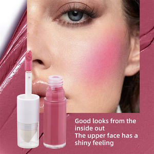 도매 블러셔 치크 페이스 블러셔 크리미 비건 매트 화장품 프라이빗 라벨 여성 맞춤 뷰티 리퀴드 블러쉬 - Product Image 3