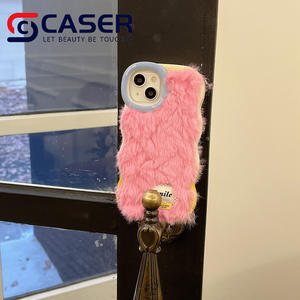 Otoño Invierno <span class=keywords><strong>chica</strong></span> piel sensación funda de teléfono móvil para iPhone 13 14 15 16 Pro Max piel Color sólido etiqueta <span class=keywords><strong>Invisible</strong></span> soporte funda de teléfono - Product Image 6