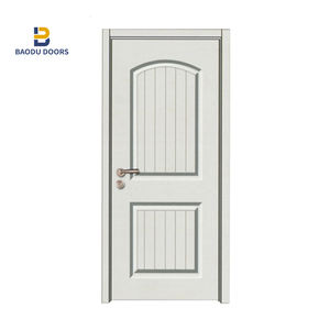 باب خشبي من كلوريد البولي فينيل خزانة تجارية بيع المصنع ألمانيا تصميم رسومات متأرجحة باب داخلي - Product Image 2