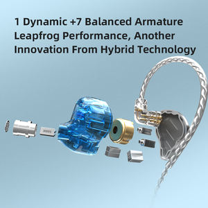 Écouteurs intra-auriculaires hybrides <span class=keywords><strong>KZ</strong></span> ZAX 7BA 1DD 16 unités, casque HIFI en métal, musique, sport, <span class=keywords><strong>KZ</strong></span> ZSX ZS10 PRO AS12 AS16 CA16 <span class=keywords><strong>C10</strong></span> PRO VX BA8 DM7 - Product Image 3