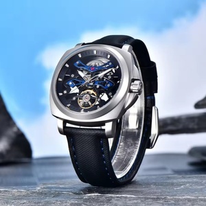 PAGANI Design YS017 Men's Sports Automatic <b>Mechanical</b> <b>Watch</b> Stainless Steel Sapphire Glass Fashion Leather Waterproof Luminous - Product Image 5