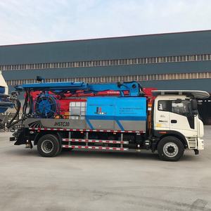 รถพ่นคอนกรีตแบบเปียก JIUHE JHGHP30 ราคาดี โครงสร้างวิศวกรรมและแบบรถบรรทุก พร้อมจำหน่าย - Product Image 5