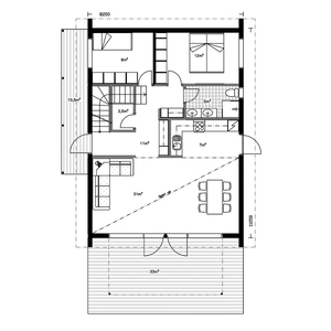 Casa de Madera Preparada para Energía Solar, Solución Sostenible para una Vida Fuera de la Red - Product Image 3