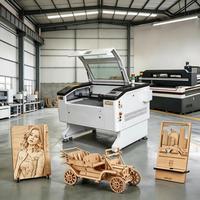 Graveur/découpeur laser CO2 haut de gamme 7050 80W/100W pour acrylique, bois, cuir, caoutchouc, pierre, CNC, refroidi par eau, haute précision, prix usine