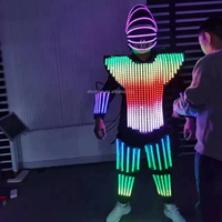 Efun quantité minimale de commande 1 PC promotionnel Programmable écran LED Robot lumineux Costume échasses marcheur Led Costume événement avec batterie barre de fête
