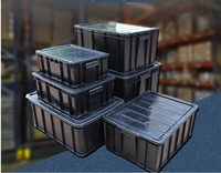 Boîtes en plastique ESD UE caisses usine Chine