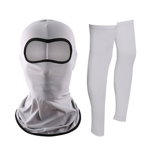 Masque facial de protection solaire pour homme avec couvre-jambes, anti-UV, respirant, séchage rapide, ensemble de cyclisme en plein air - Product Image 4