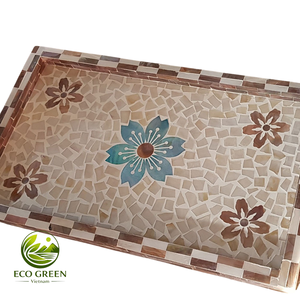 ถาดเปลือกหอยคุณภาพสูง ถาดเปลือกหอยเวียดนาม ของที่ระลึกงานรับปริญญา ผลิตภัณฑ์สั่งทำพิเศษ จานตกแต่ง ขนาด 8 นิ้ว - Product Image 2