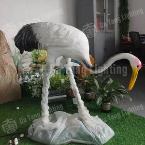 Luz decorativa de grulla heronada navideña, escultura LED para exteriores con clasificación IP65 a prueba de agua, para iluminación festiva de parques y jardines. - Product Image 4