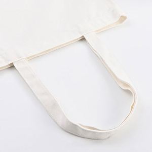 Wholesale Cheap Premium Organic Custom Color Recycled Cotton <b>Canvas</b> <b>Tote</b> Bag Letter Pattern Custom Size - Product Image 5