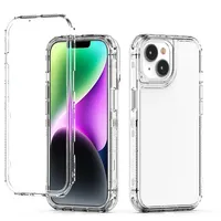 Coque de téléphone transparente compatible avec iPhone 17 Pro Max, 17, 16 Pro Max, 16 Pro, 16 Plus, 15 Pro Max, 15 Pro, 15, 14 Pro Max, 14 Pro, 14, 13 Pro, 13