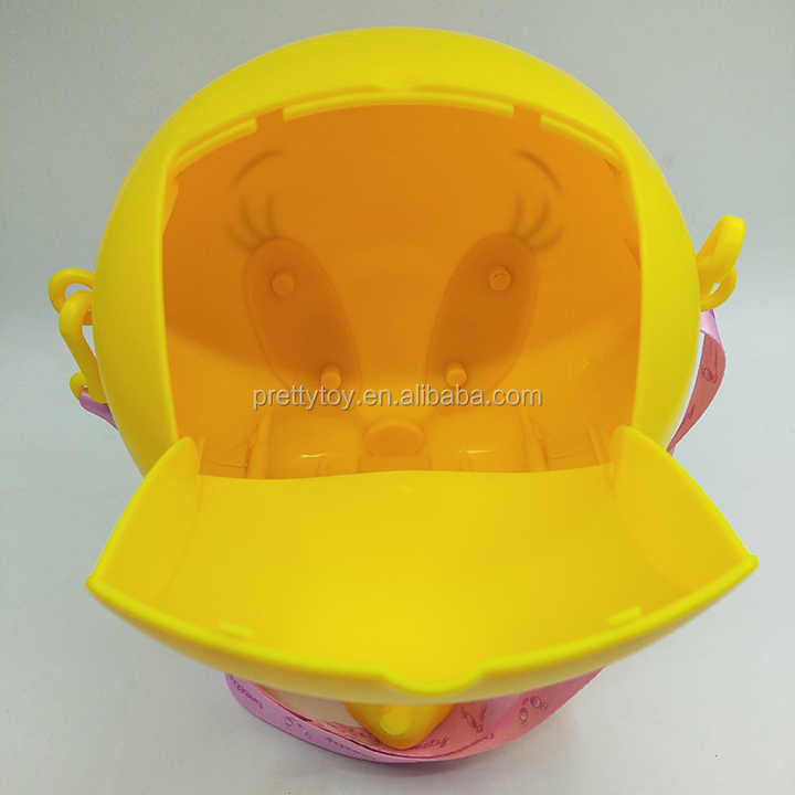 High-quality OEM Plastic Cartoon Duck Shaped Toys Environmental protection Popcorn Bucket