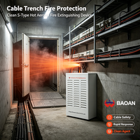 Extincteur d'incendie flexible en fonte de type S, unité de montage au sol certifiée BAOAN CE ISO9001 pour la sécurité incendie industrielle en intérieur