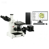 Inverted Metallographic Microscope Limited Distance Chromatic Aberration Correction for Metal Alloy Structure Analysis