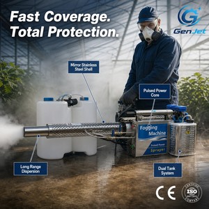 Machine de fumigation thermique à jet pulsé GenJet, réservoir de 15 L, moteur de pulvérisation en titane 120, pompe portable à essence pour l'agriculture - Product Image 2
