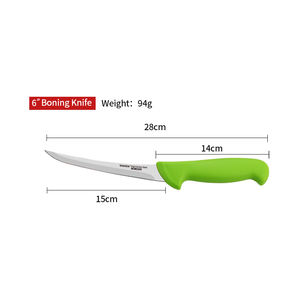 फिब्रोक्स प्रो 6 "15 सेमी कर्व्ड डेशडोर बोनिंग ब्लेड चाकू नायलॉन हैंडल के साथ - Product Image 6