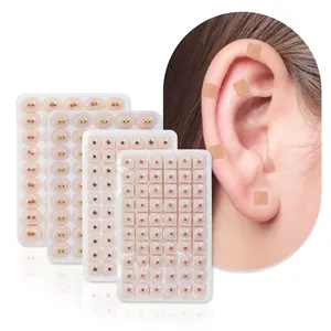 Top xếp hạng Tai vaccaria hạt giống massage auricular dán dán dán châm cứu tai vá