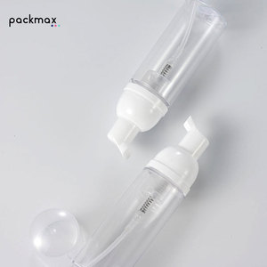 Bouteille de savon mousseux en plastique transparent vide de 40 ml – Style pompe à mousse pour désinfectant pour les mains, shampoing ou liquide vaisselle - Product Image 3
