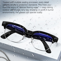 Lunettes Intelligentes avec Caméra : Enregistrement Vidéo 1080P, Capture Photo, Traduction IA en Temps Réel, Contrôle Vocal Tactile, Contrôle par Application, Appels et Musique