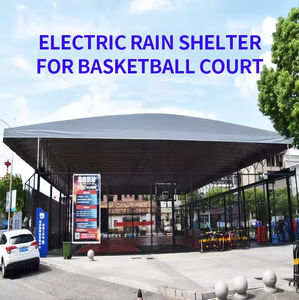 Tente extérieure électrique à profil élégant Toit plat à profil bas L'utilisation minimaliste quatre saisons améliore l'attrait des bordures pour <span class=keywords><strong>les</strong></span> maisons modernes - Product Image 6