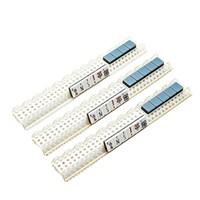 U.Fun Règle de Mahjong en Acrylique Motif Bambou en Forme de U 20 Pouces Édition Limitée Noël 4 Joueurs Style Américain Élargie