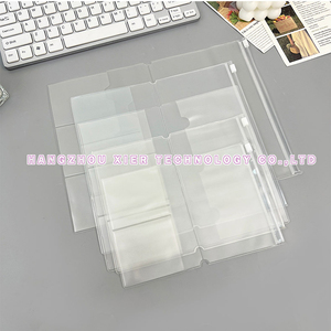 TN du lịch PVC Dây Kéo Túi/Thẻ Túi Pouch, Frosted PVC thẻ Túi/cá nhân kích thước tập tin tổ chức, nhựa Túi hộ chiếu - Product Image 3