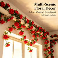 Guirlande de 45 têtes de pivoines artificielles en soie pour arche de mariage, décoration de balcon et de fête