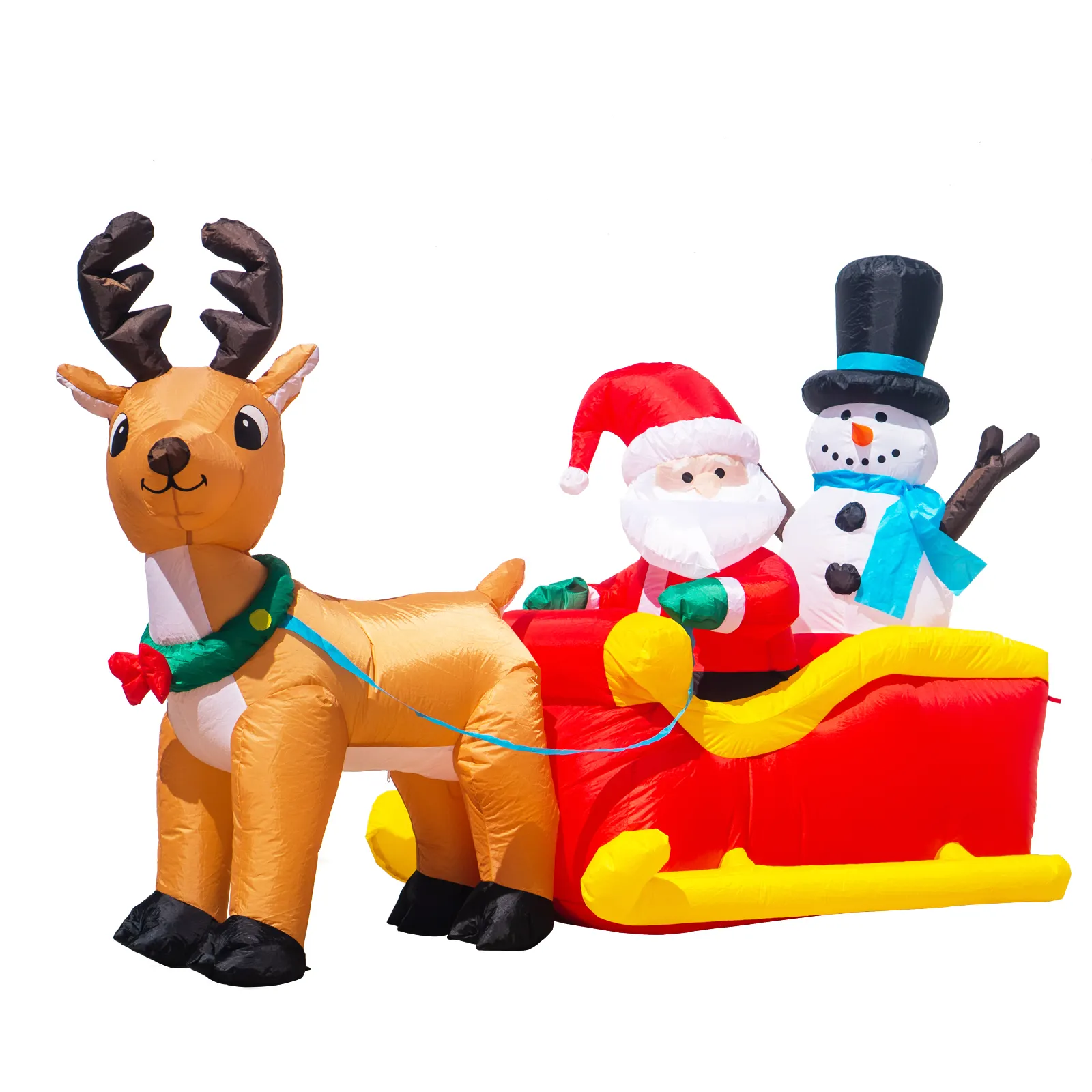 OEM custom China large ornament Christmas decoration supplies wholesale inflatable Christmas deerdeer