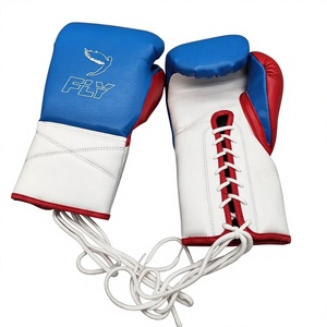Gants de boxe personnalisés en cuir de vachette véritable à lacets pour l'entraînement et le sparring – Équipement de boxe sur mesure pour la victoire (sans Li) - Product Image 1