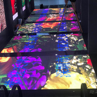 Display a Pavimento LED a Colori P2.5 con Risposta Rapida 10ms, Alta Frequenza di Aggiornamento 3840Hz, Luminosità 5000cd per Palchi di Concerti