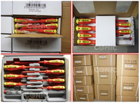 Tournevis original 6150 cr-v lame 1000V, personnalisation en usine, isolé pour les électriciens