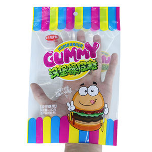 Sacs de bonbons thermoscellés personnalisés de qualité alimentaire, sac en plastique de 3,5 mylar, sac d'emballage alimentaire de bonbons gommeux à sucette avec fenêtre transparente - Product Image 2