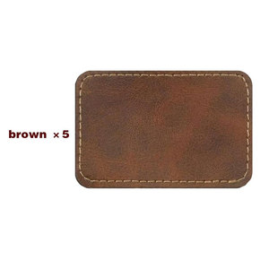 Patchs en cuir PU souple écologiques brodés avec logo personnalisé pour vêtements et chapeaux, à coudre, fournisseur en gros - Product Image 6