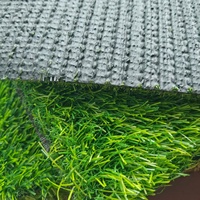 Vente en gros de gazon artificiel vert à 3 tons de 20 mm, 25 mm, 30 mm, en rouleau, gazon synthétique pour l'aménagement paysager des terrains de jeux scolaires et des jardins