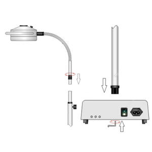 Lampe d'examen dentaire médicale portable, lampe d'opération LED sur pied mobile - Product Image 3