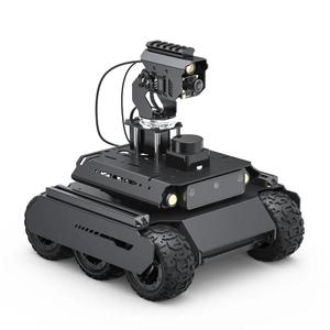 ชุดอุปกรณ์ UGV PI4B ROS2 ของ Waveshare แบบโอเพ่นซอร์ส หุ่นยนต์ AI 6 ล้อ ขับเคลื่อน 4 ล้อ พร้อมคอนโทรลเลอร์คู่ สำหรับ Raspberry Pi 4B จากประเทศจีน - Product Image 1
