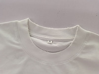 T-shirt personnalisé pour hommes, coupe cousue, épaules tombantes, coton lourd, col rond, écusson appliqué surdimensionné, broderie Boxy 100% coton tissé