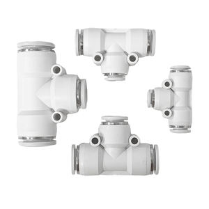 Reductor en Y de tres vías PW8-6 10-8 de plástico azul, cabezal de acoplamiento rápido para bomba de aire y tubo de aire - Product Image 4