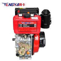 Moteur diesel Tengka 178F 5HP 4 temps refroidi par air, démarrage électrique, pompe à eau, générateur, bateau agricole, moteur Euro 3