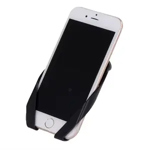 Buy online folding mobile stand holder plastic abs phone holder with rubber band